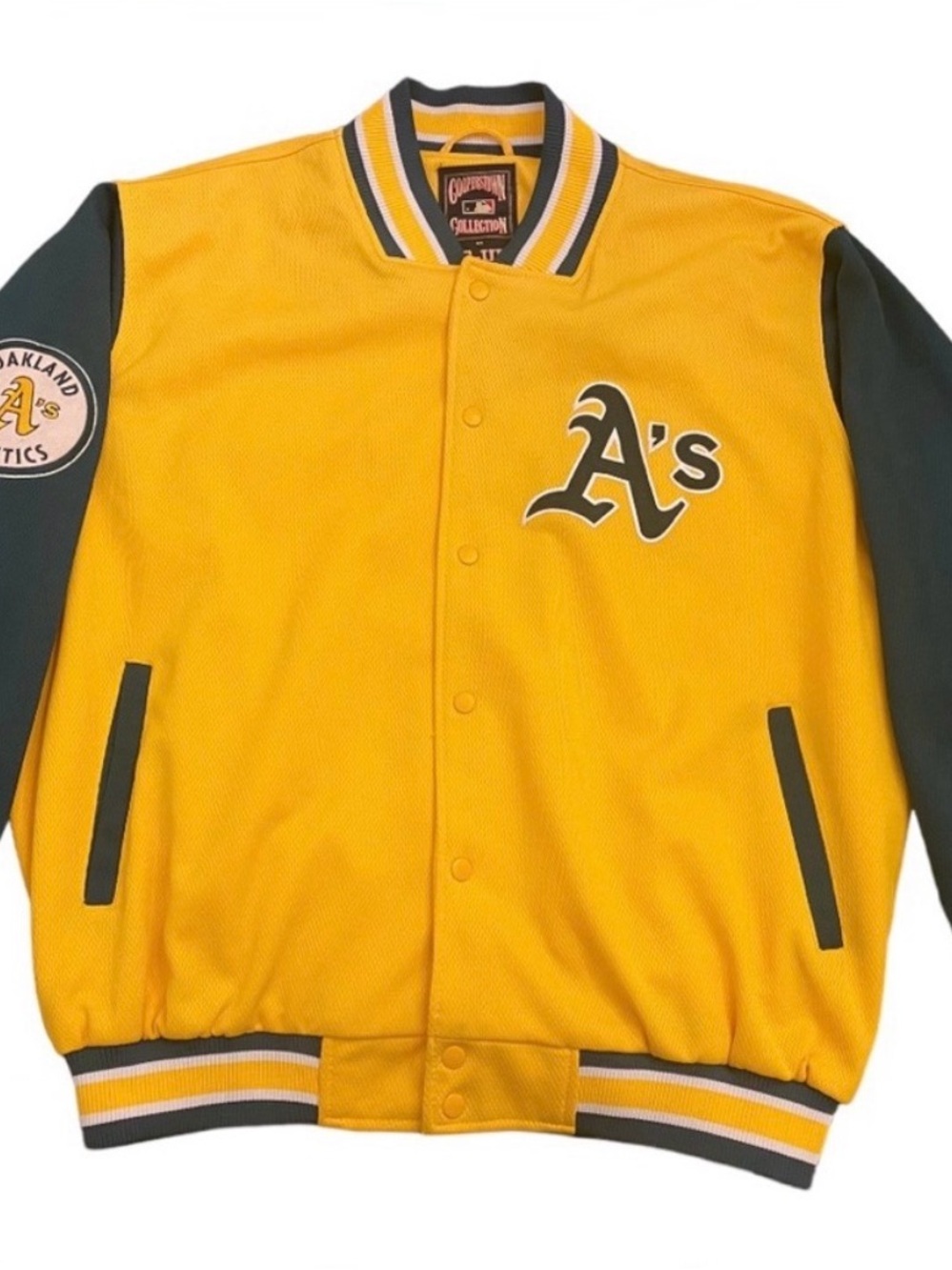 Men’s Cooperstown Collection By Carl G-III & Carl Banks Oakland Jacket Sz XL